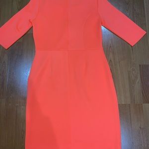 Gianni bini neon peach knit dress small